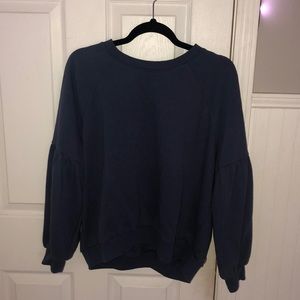 aerie puffy sleeve crew neck